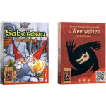 999Games Spellenbundel - Kaartspel - 2 Stuks - Saboteur: Het Duel & De Weerwolven Van Wakkerdam