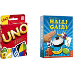 Hasbro Spellenbundel - Bordspellen - 2 Stuks - Uno & Halli Galli