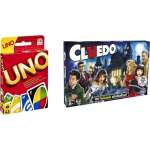 Hasbro Spellenbundel - Bordspellen - 2 Stuks - Uno & Cluedo