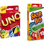 Hasbro Spellenbundel - Bordspellen - 2 Stuks - Uno & Skip-bo