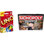 Hasbro Spellenbundel - Bordspellen - 2 Stuks - Uno & Monopoly Valsspelerseditie