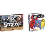 Hasbro Spellenbundel - Bordspellen - 2 Stuks - Stratego & Vier Op 'N Rij