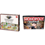 Hasbro Spellenbundel - Bordspellen - 2 Stuks - Ganzenbord & Monopoly Valsspelerseditie