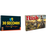 Hasbro Spellenbundel - Bordspellen - 2 Stuks - 30 Seconds & Risk
