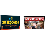Hasbro Spellenbundel - Bordspellen - 2 Stuks - 30 Seconds & Monopoly Valsspelerseditie