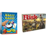Hasbro Spellenbundel - Bordspellen - 2 Stuks - Halli Galli & Risk