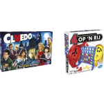 Hasbro Spellenbundel - Bordspellen - 2 Stuks - Cluedo & Vier Op 'N Rij