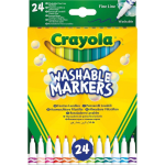 Crayola Washable Markers Fineliner Junior 24-delig