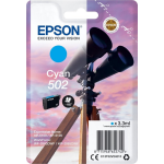 Epson Singlepack Cyan 502 Ink - Blauw