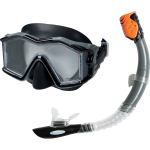 Intex Silicone Explorer Pro Snorkelset - Zwart