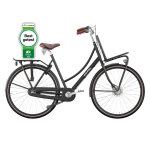 Popal Damesfiets Daily Dutch Prestige n7 rb nd mat 28 inch 47 cm Mat - Zwart