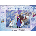 Ravensburger Puzzel Disney Frozen Glinsterende Sneeuw - 100 Stukjes