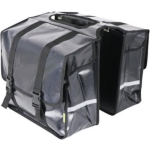 DRESCO Dubbele Fietstas Transporter 50 Liter Bisonyl - Zwart