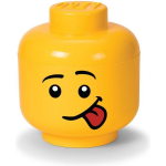 Lego Set Van 2 - Opbergbox Iconic Hoofd Silly 24 Cm, - - Geel