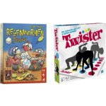 Hasbro Spellenbundel - Bordspel - 2 Stuks - Regenwormen Junior & Twister