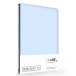 Romanette Flanellen Kussenslopen Licht (2 Stuks) - Blauw