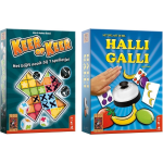 999Games Spellenbundel - Dobbelspel - 2 Stuks - Halli Galli & Beverbende