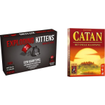 999Games Spellenbundel - Kaartspel - 2 Stuks - Exploding Kittens Nsfw (18+) & Catan: Het Snelle Kaartspel