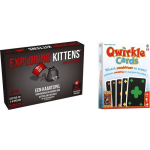 999Games Spellenbundel - Kaartspel - 2 Stuks - Exploding Kittens Nsfw (18+) & Qwirkle
