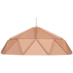 Beliani Senia Hanglamp Metaal 45 X 45 Cm - Roze