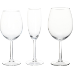 Excellent Houseware Wijnglazen Set - 18-delig - Glas - 3 Verschillende Soorten - Wijnglazen