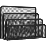 Quvio Bureau Organizer Mesh - Metaal - Zwart