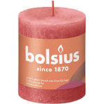 Bolsius Stompkaars Blossom Pink Ø68 Mm - Hoogte 8 Cm 35 Branduren - Roze