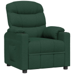Vidaxl Fauteuil Verstelbaar Stof Donker - Groen