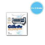 Gillette Fusion Skinguard Sensitive Razor Blades - 5 Stuks - 6 Stuks