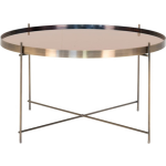 House Nordic Salontafel Scarlett 70x40 Cm Rond Messingkleurig