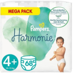 Pampers - Harmonie / Pure - Maat 4+ - Megapack- 68 Luiers