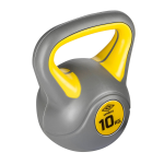 Umbro Kettlebell 10kg - Instapgewicht Man - Beginner - Kunststof Gewicht - Grijs