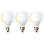 Nedis SmartLife LED Bulb | Wi-Fi | E27 | 806 lm | 9 W | 1 stuks - WIFILRW30E27