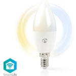 Nedis SmartLife LED Bulb | Wi-Fi | E14 | 350 lm | 4.5 W | 1 stuks - WIFILW13WTE14