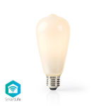Nedis SmartLife LED Filamentlamp | Wi-Fi | E27 | 500 lm | 5 W | ST64 | 1 stuks - WIFILF11WTST64