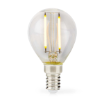 Nedis LED-Filamentlamp E14 | G45 | 2 W | 250 lm | 2700 K | 1 stuks - LBFE14G451