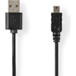 Nedis Kabel USB 2.0 | A male - Mini 5-pins male | 3,0 m | - Zwart