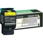 Lexmark C544, C546, X544, X546 4K gele retourpr. cartr.