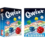 White Goblin Games Spellenbundel - 2 Stuks - Dobbelspel - Qwixx & 2 Extra Scorebloks