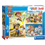 Clementoni Paw Patrol Puzzel - 3 X 48 Stukjes