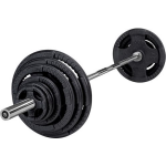 Body-Solid 140 Kg Set Olympische Gewichten + Stang + Sluitveren