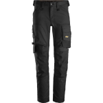 Snickers 6241 AllroundWork Stretch Werkbroek met Holsterzakken - Zwart - Maat 150