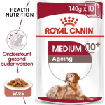 Royal Canin Medium Ageing 10+ Natvoer - Hondenvoer - 10x140 g