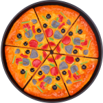Top1Toys Voedsel Pizzaset + Pizzames
