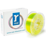 3D filamenten REAL Filament PETG transparant geel 1.75mm (1kg)
