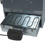 2L Home & Garden Elektrische spiraal voor rookovens - met thermostaat