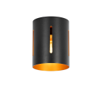 QAZQA Design plafondlamp zwart meten binnenkant - Yana - Goud