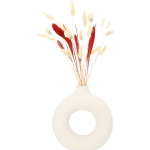 Quvio Donutvaas - 23 Cm - Keramiek - Wit