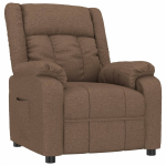 Vidaxl Fauteuil Verstelbaar Stof - Bruin