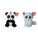 ty - Knuffel - Beanie Boo&apos;s - Paris Panda & Opal Cat